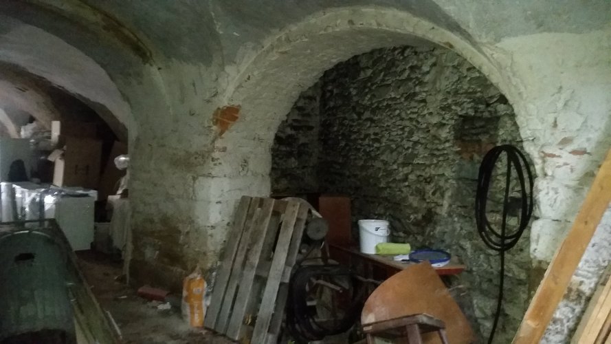 Pohled na jedno ze zazděných míst.