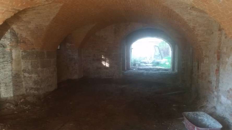 Připraveno na betonování podlah.