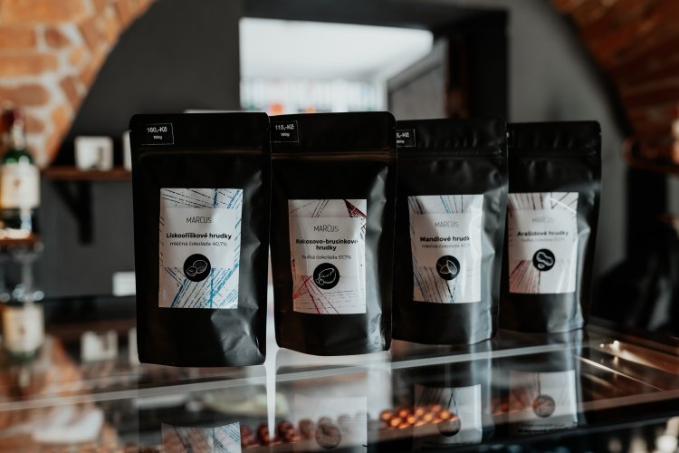 hrudky KOKOS & BRUSINKA hořké