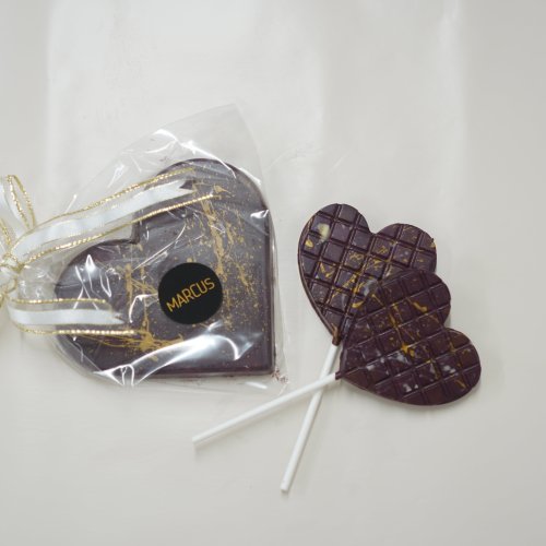 velké ČOKOLÁDOVÉ SRDCE & Lyofilizovaný rybíz