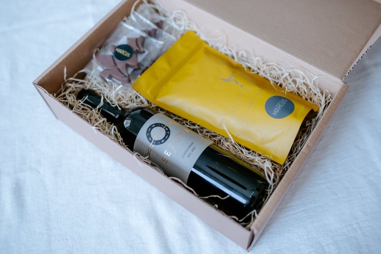 Dárková kazeta KÁVÁ & VÍNO