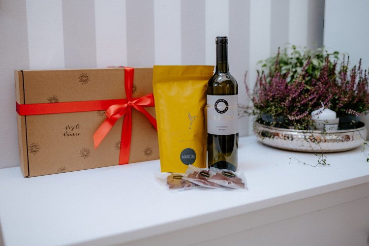 Dárková kazeta KÁVÁ & VÍNO