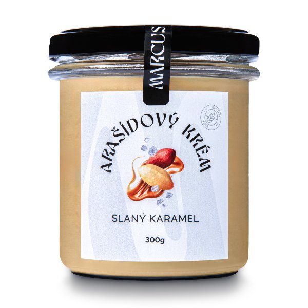 ARAŠÍDOVÝ krém 68% "SLANÝ KARAMEL" 300g