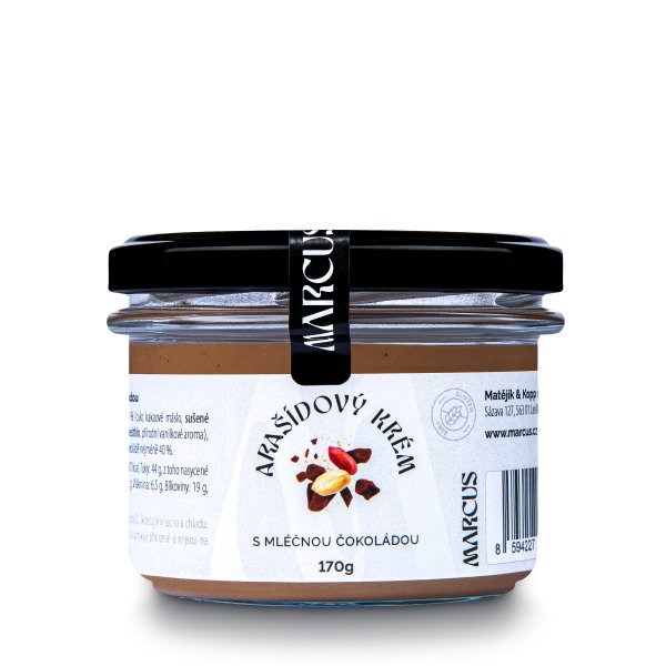 ARAŠÍDOVÝ krém 67% s mléčnou čokoládou 170g