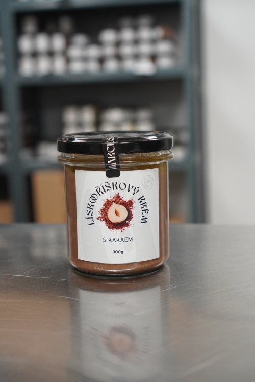 LÍSKOOŘÍŠKOVÝ krém 77% s BIO kakaem 300g