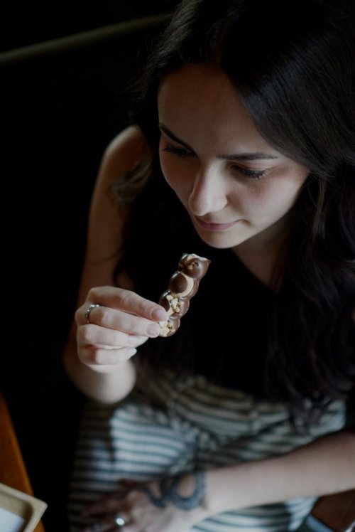 Sticks KEŠU & SLANÝ KARAMEL mléčné