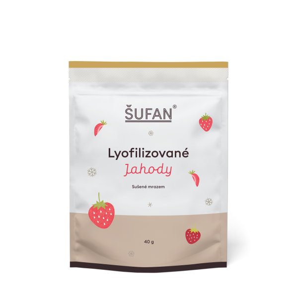 Jahody lyofilizované 40g - ŠUFAN
