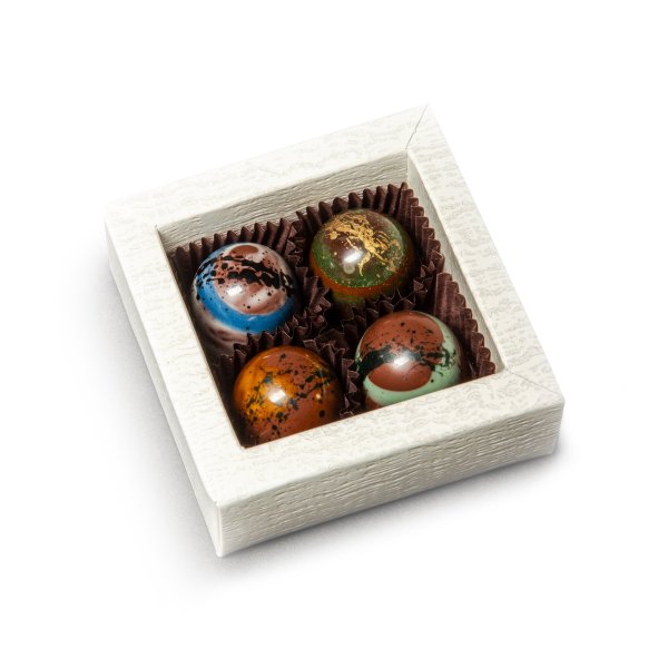 Kolekce 4 pralinek OŘÍŠKOVÁ