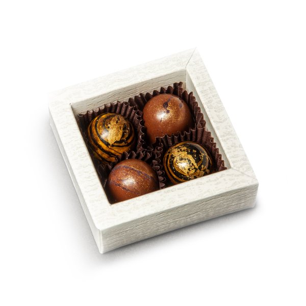 Kolekce 4 pralinek SLANÝ KARAMEL