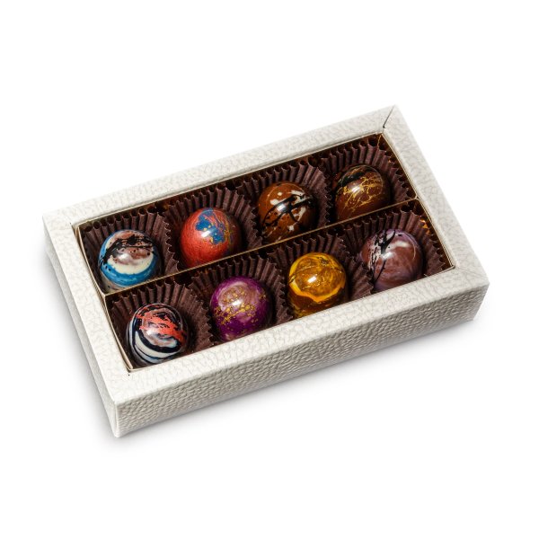 Kolekce 8 pralinek MLÉČNÁ ČOKOLÁDA