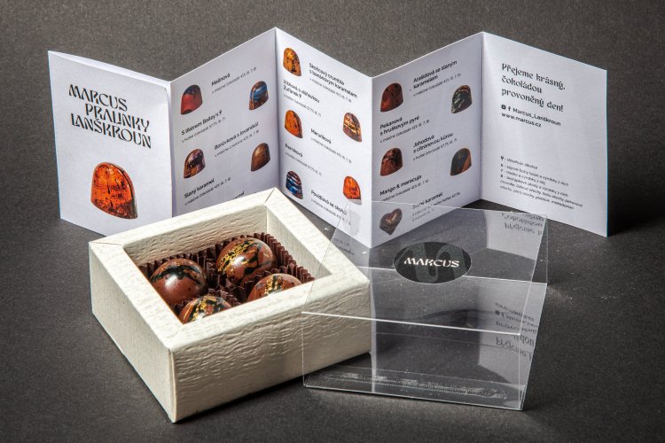 Kolekce 4 pralinek DUBAJ