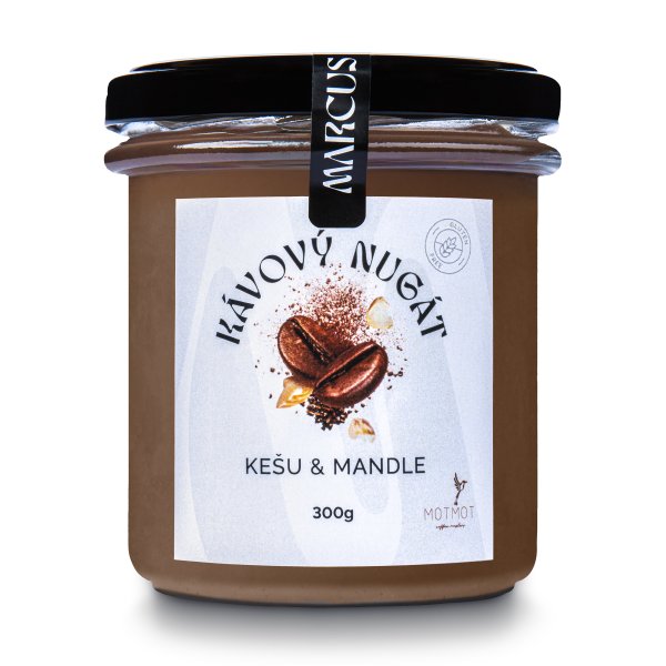 KÁVOVÝ NUGÁT - kešu & mandle s kávou 300g