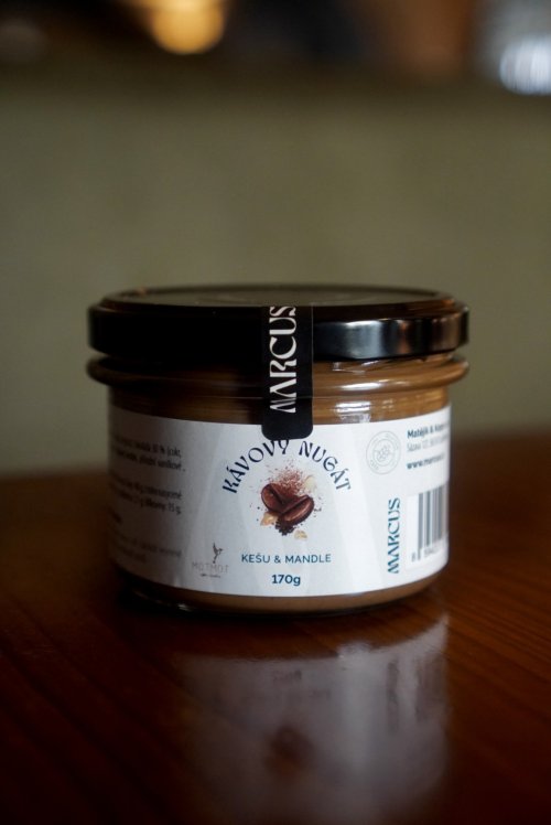 KÁVOVÝ NUGÁT - kešu & mandle s kávou 170g
